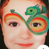 Face-painting artwork by Facepainting by Sue