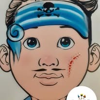 Face-painting at a Burton upon Trent event