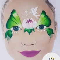 Face-painting at a Burton upon Trent event