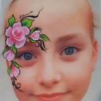 Face-painting at a Burton upon Trent event