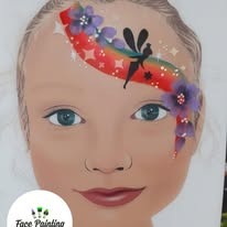 Face-painting at a Burton upon Trent event