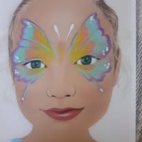 Face-painting at a Burton upon Trent event