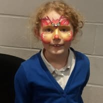 Face-painting at a Burton upon Trent event