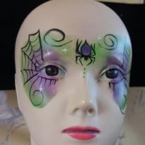Face-painting at a Burton upon Trent event