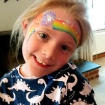 Face-painting at a Burton upon Trent event