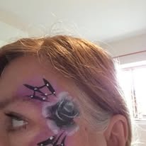 Face-painting at a Burton upon Trent event