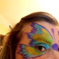 Face-painting artwork by Facepainting by Sue